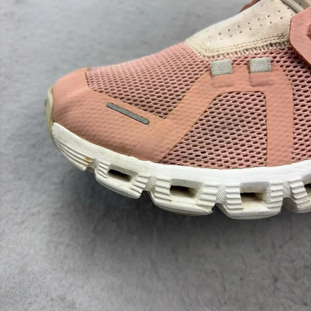 On Cloud Shoes Womens Size 7 Pink CloudTec Mesh Running Sneakers 59.98556